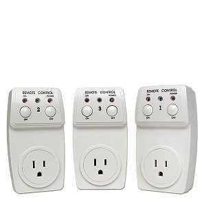 Remote Controlled Switch Socket - 3 Pack